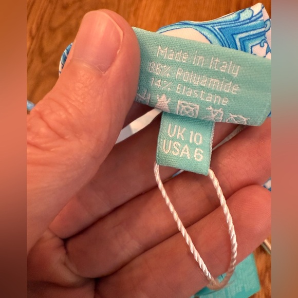 Melissa Odabash Tortola Diamond Bikini Bottoms size 6 NWT - Picture 7 of 9